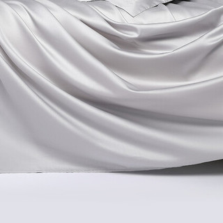 MERCURY 水星家纺 摩洛哥之夜 全棉床单 银色 180*230cm