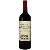 PLUS会员、周三购食惠：法圣多米尼克城堡 法国圣爱米隆一级庄 干红葡萄酒 单支装 750mL