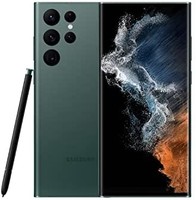 SAMSUNG 三星 Galaxy S22 Ultra 智能手机，出厂解锁 Android 手机，128GB，美国版，绿色