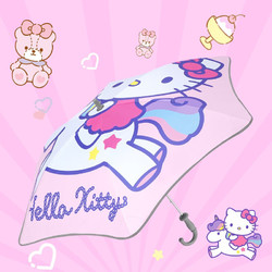 Hello Kitty 凯蒂猫 KT03B30036 8骨晴雨伞 粉色