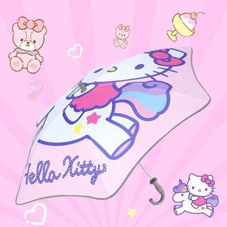 Hello Kitty KT03B30036 8骨晴雨伞 粉色