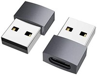 nonda 移动电源的USB C至USB适配器（2个装），适配器 适用于笔记本电脑，壁式充电器