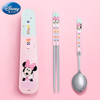 Disney 迪士尼 儿童餐具不锈钢筷勺套装 三件套