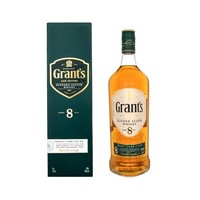 cdf会员购：Grant's 格兰 8年雪莉桶苏格兰威士忌 1000ml