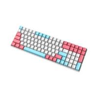 ROYAL KLUDGE RK860 100键 2.4G蓝牙 多模无线机械键盘 侧刻 奶昔 国产青轴 单光