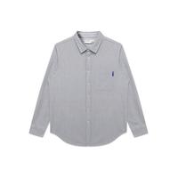 GXG 斯文系列 男士长袖衬衫 10C103002I 蓝灰色 XXXL