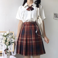 ZONPER 中牌 JK制服 殊晏 红色格裙 42cm