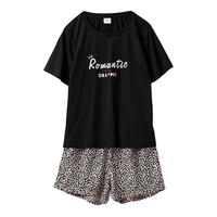 COSMO LADY 都市丽人 女士家居服套装 LH02C3 黑色 XL
