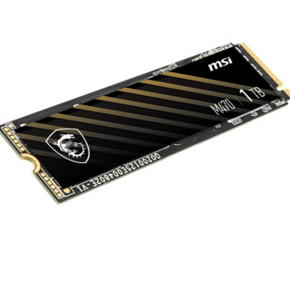 MSI 微星 黑竞 M470 NVMe M.2 固态硬盘（PCI-E4.0）