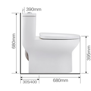 JOMOO 九牧 11264-2-1/31Z-1 虹吸大冲力马桶 305mm坑距