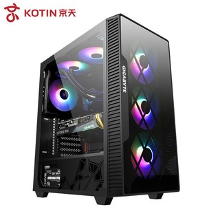 KOTIN 京天 游戏组装电脑（黑色、500GB SSD、酷睿i7-12700KF、核芯显卡、16GB、水冷)