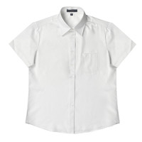 心脏地震 JK制服 西式制服 女士短袖衬衫 白色 S