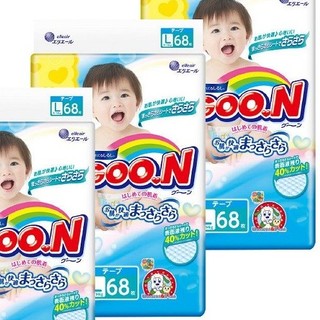 GOO.N 大王 维E系列 纸尿裤 L68片*3包 日版