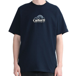 carhartt WIP 男士圆领短袖T恤 029978I 蓝色 XL