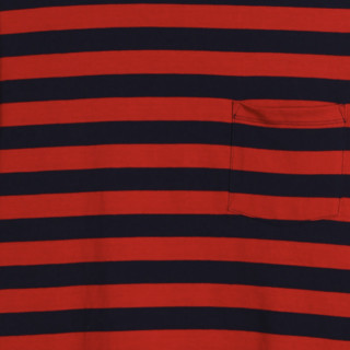 Gap 盖璞 重磅密织系列 男女款圆领长袖T恤 660825 红蓝条纹 XS