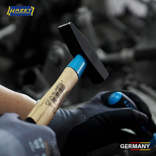 德国进口HAZET钳工锤进口榔头胡桃木木柄铁锤木工家敲击锤 2140-30(锤头300克 总长300mm)