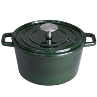 EDGING 典匠 炖锅(20cm、1.8L、铸铁、绿色)