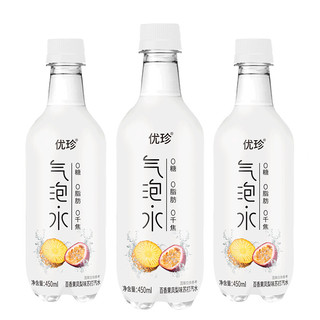 优珍 气泡水 百香果凤梨味 450ml*15瓶