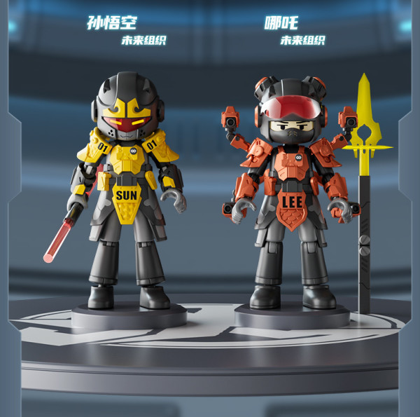 bloks 布鲁可积木 英雄无限 积木人仔