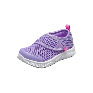 SKECHERS 斯凯奇 Comfy Grip 女童休闲运动鞋 664152N/LAV 薰衣草色 26码