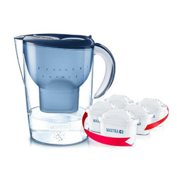 BRITA 碧然德 Marella 金典系列 滤水壶 一壶六芯 3.5L 蓝色