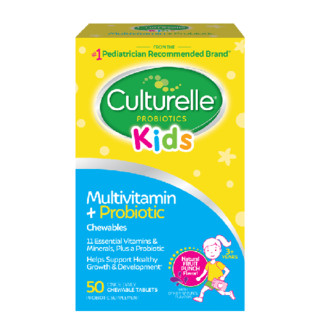 Culturelle 康萃乐 儿童复合维生素双效咀嚼片 蓝莓味 50粒