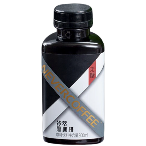 NEVER X COFFEE 无糖 冷萃 黑咖啡饮料 300ml*6瓶