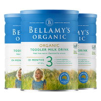 BELLAMY'S 贝拉米 [保税发货 有效期23年3月]Bellamy’s 贝拉米 有机婴儿配方奶粉 3段 900g[3罐装]