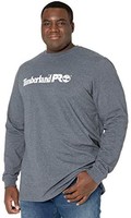 Timberland PRO 男式基础长袖 T 恤带胸前标志 大号 & 长款