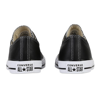 CONVERSE 匡威 Chuck Taylor All Star Leather Low Top 中性休闲运动鞋 132174C 黑色 41.5