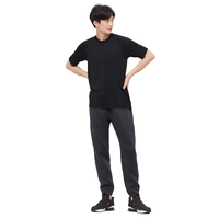 UNIQLO 优衣库 DRY-EX 男女款圆领短袖T恤 445173 黑色 XXXL