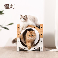 PLUS会员：FUWAN 福丸 三用拼色吊床立式猫抓板 40*38*38cm