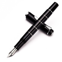 Pelikan 百利金 钢笔 M215 黑色银环 EF尖 单支装