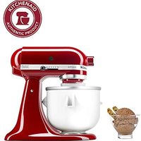 KitchenAid Ice Cream Maker Attachment - Excludes 7, 8, and most 6 Quart Models, Fits 5 to 6 quart Mixers