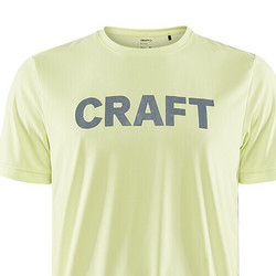 CRAFT Core Charge Logo 男子运动T恤 1910664 浅黄绿色 M