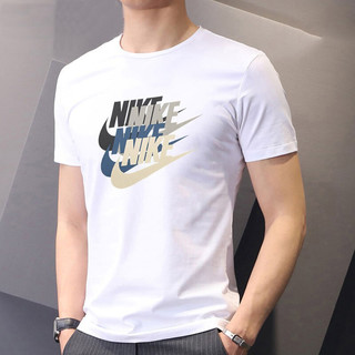 nike耐克 官方舰店短袖男 22夏季新款男士运动体恤ins潮流时尚大勾透气休闲服圆领半袖T恤男 DV3317-133/店长推荐 M/170/88 DV3317-133/店长推荐 XL/180/96