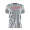 CRAFT Core Charge Logo 男子运动T恤 1910664 灰色 XL