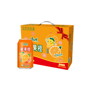 康师傅 鲜果橙 橙水果饮品 310ml*20罐 礼盒装
