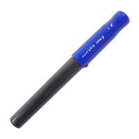 PILOT 百乐 钢笔 kakuno系列 FKA-1SR 蓝色黑杆 M尖 黑色墨囊6支盒装