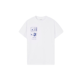 TOREAD 探路者 哆啦A梦联名款 男子运动T恤 TAQK82662-C02X 宝蓝 XL
