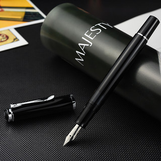 Pelikan 百利金 钢笔 M205 黑色 B尖 圆礼盒装