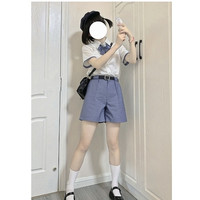 银河贩售店 JK制服 小小摄影师 女士五分裤