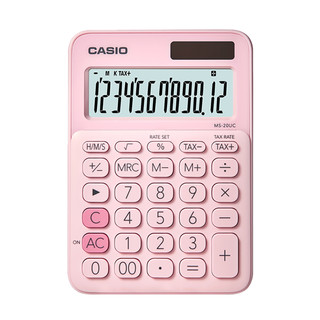 CASIO 卡西欧 计算器MS 20UC 粉色