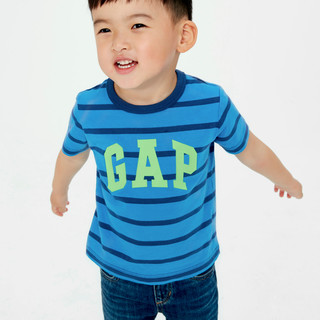Gap 盖璞 布莱纳系列 701145 儿童T恤 蓝色条纹 100cm