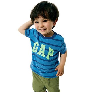 Gap 盖璞 布莱纳系列 701145 儿童T恤 蓝色条纹 100cm