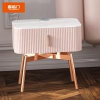 Sleemon 喜临门 左岸风情 法式轻奢USB无线充电床头柜 罗马灰