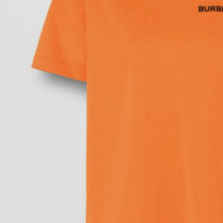 BURBERRY 博柏利 女士圆领短袖T恤 80572881 亮橘色 S