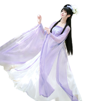 如夢霓裳 唐制汉服 水芸 女士直领大袖衫