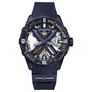 ULYSSE NARDIN 雅典 Diver系列 44毫米自动上链腕表 3723-170LE-3A-BLUE/3A