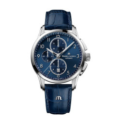 mauricelacroix艾美瑞士手表奔涛系列三眼计时商务机械男士手表男